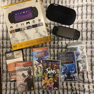 Sony PSP 3000 with games